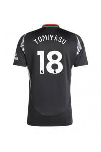 Arsenal Takehiro Tomiyasu #18 Voetbaltruitje Uit tenue 2024-25 Korte Mouw